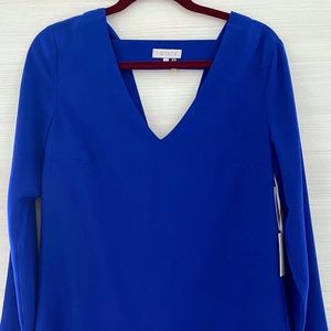 1. Slate Women's Tundra V Neck Blouse, Cobalt